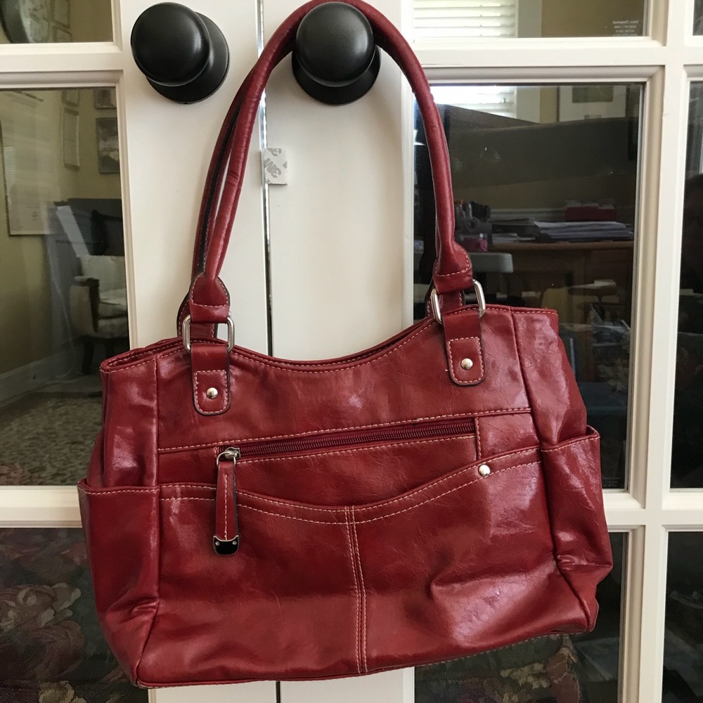 Red Leather Purse
